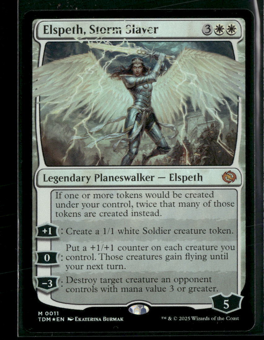 Tarkir: Dragonstorm Elspeth, Storm Slayer Foil #11