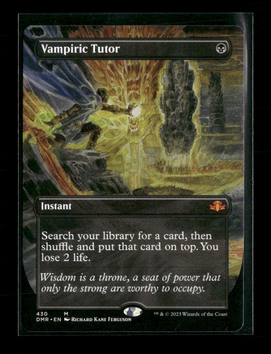 Dominaria Remastered Vampiric Tutor (Borderless) #430