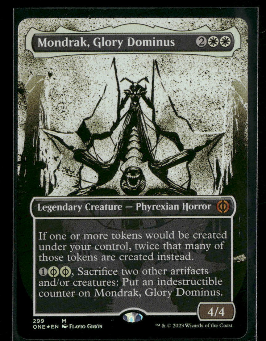 Phyrexia: All Will Be One Mondrak, Glory Dominus (Showcase) Foil #299