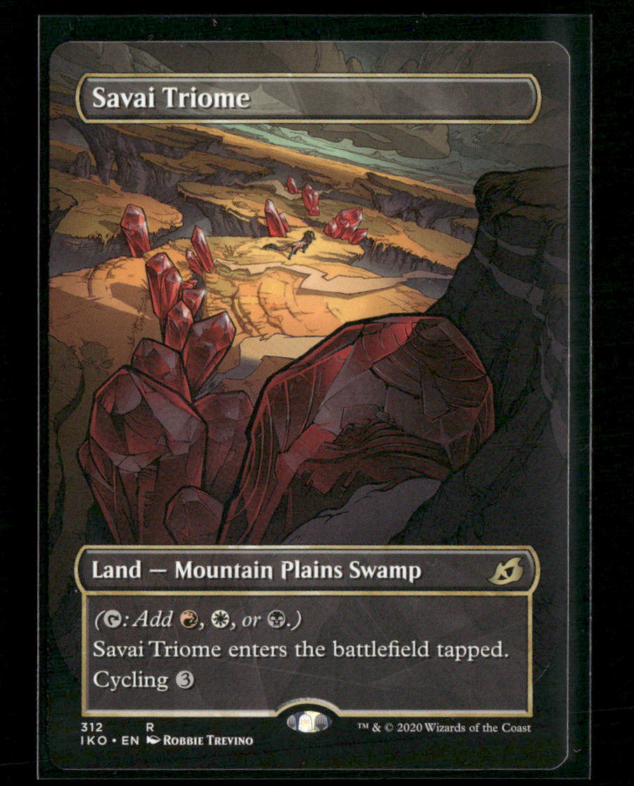Ikoria: Lair of Behemoths Savai Triome (Showcase) #312