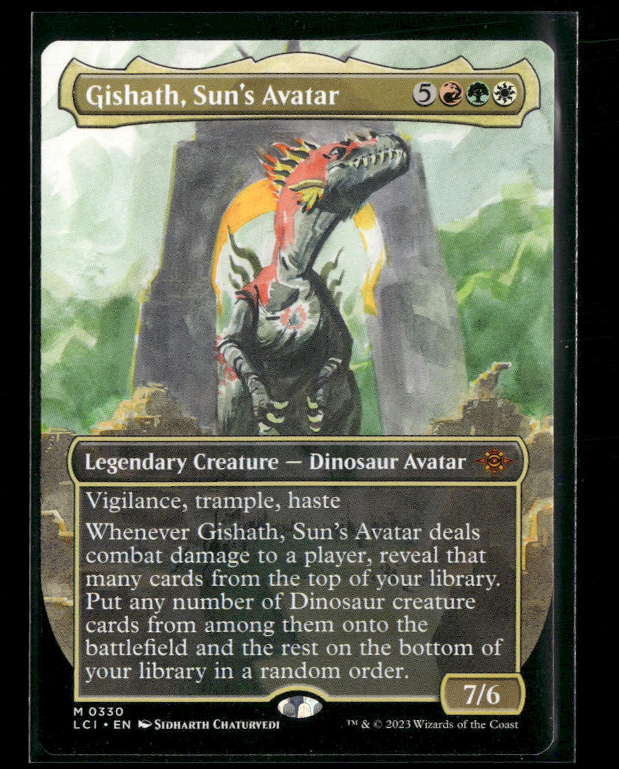 The Lost Caverns of Ixalan Gishath, Sun's Avatar (Borderless) #330