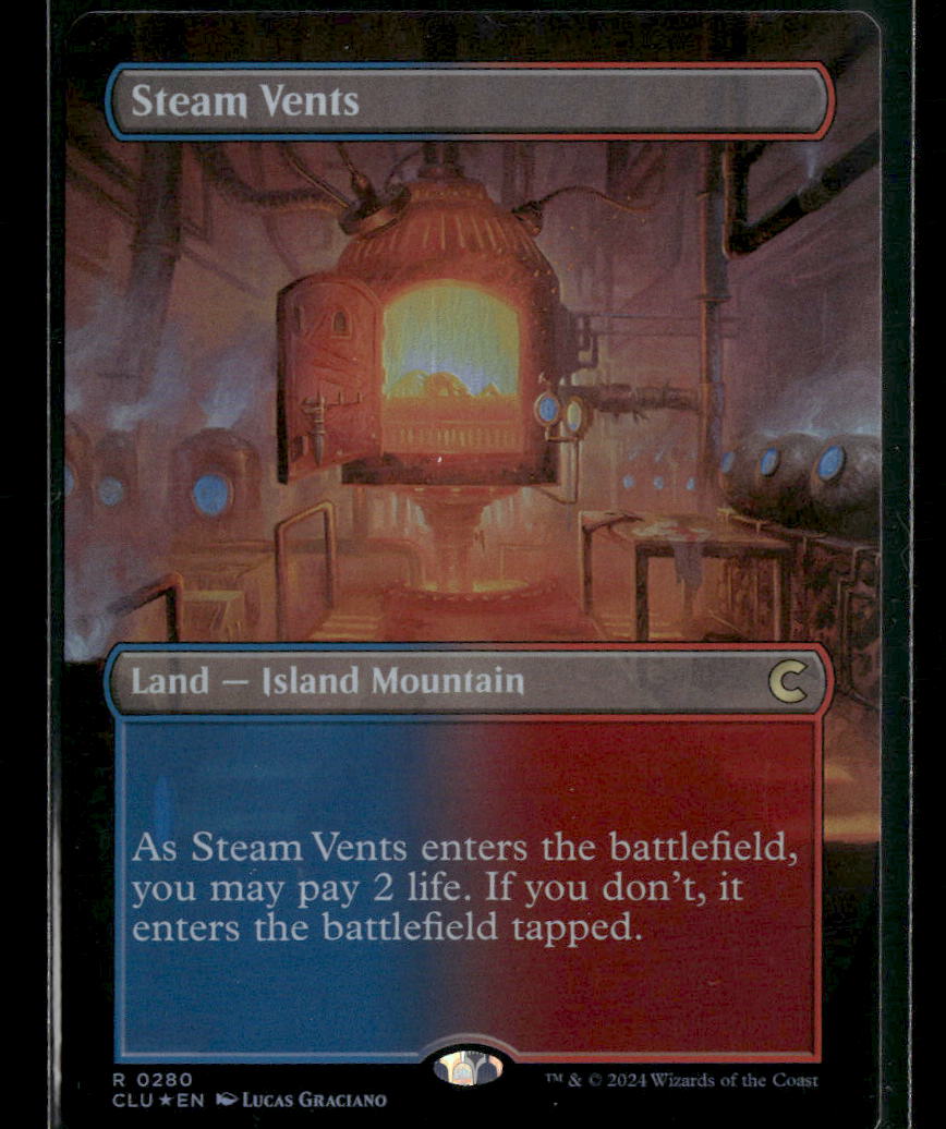 Ravnica: Clue Edition Steam Vents (Borderless) Foil #280