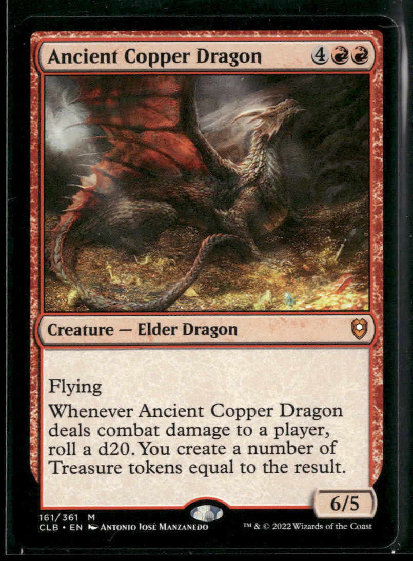 Commander Legends: Battle for Baldur's Gate Ancient Copper Dragon #161