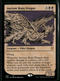 Commander Legends: Battle for Baldur's Gate Ancient Brass Dragon (Showcase) #389