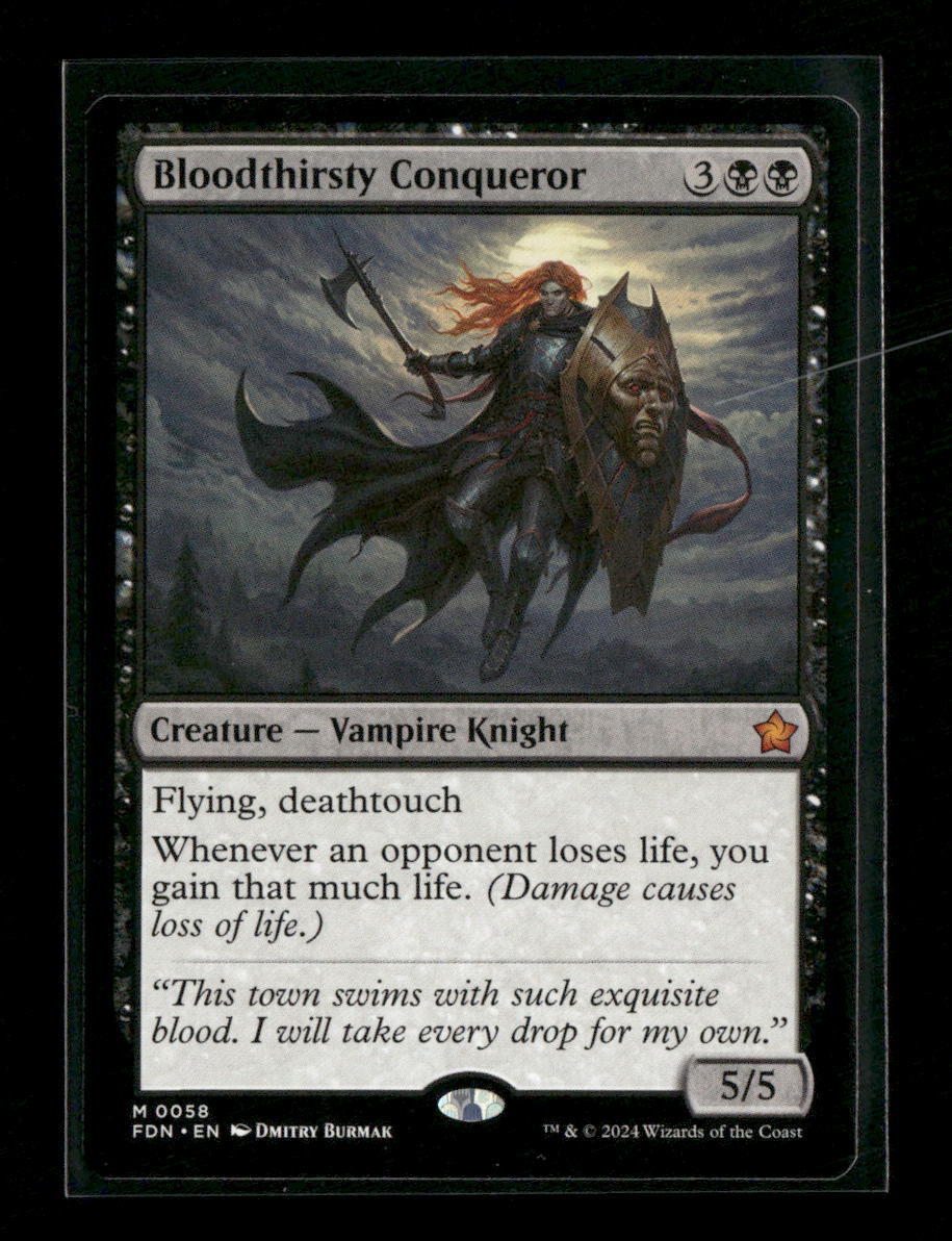 Foundations Bloodthirsty Conqueror #58