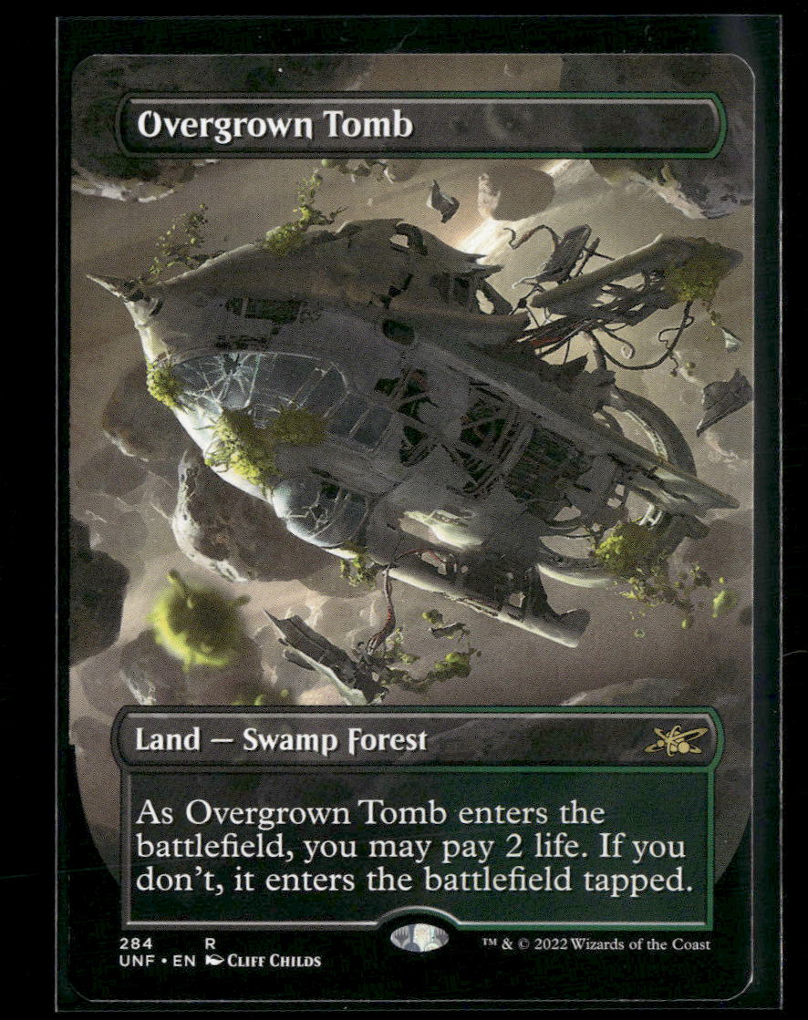 Unfinity Overgrown Tomb (Borderless) #284