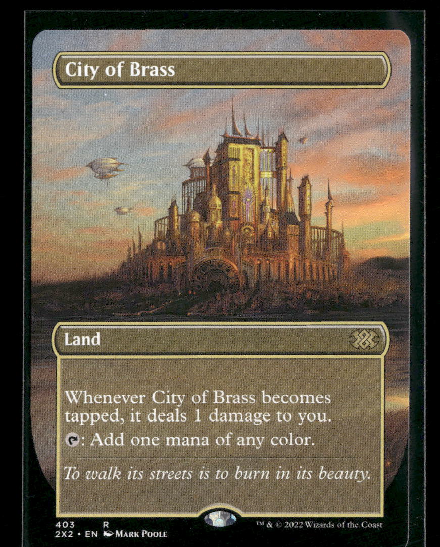Double Masters 2022 City of Brass (Borderless) #403