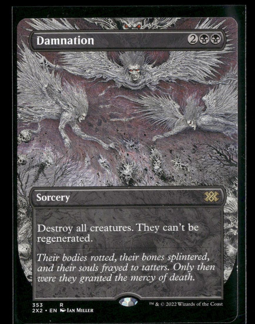 Double Masters 2022 Damnation (Borderless) #353
