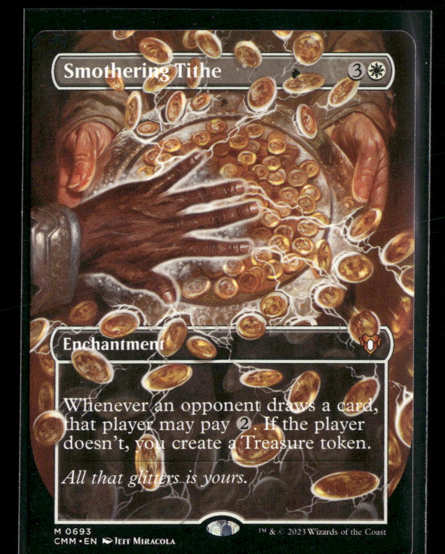Commander Masters Smothering Tithe (Borderless) #693