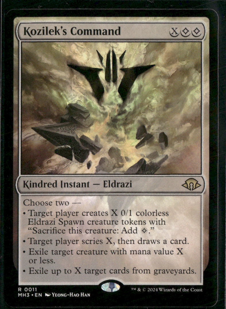 Modern Horizons 3 Kozilek's Command #11