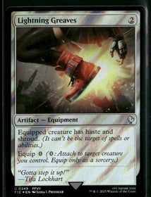Commander: FINAL FANTASY Lightning Greaves (Surge Foil) #349