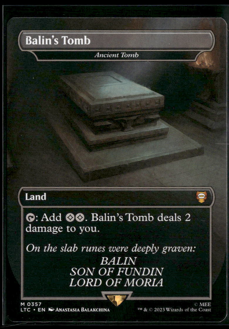 Commander: The Lord of the Rings: Tales of Middle-earth Balin's Tomb #357