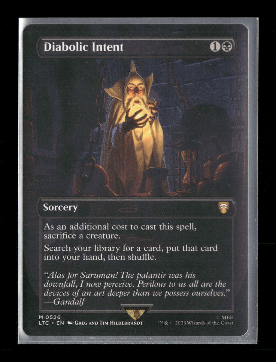 Commander: The Lord of the Rings Diabolic Intent (Borderless) #526