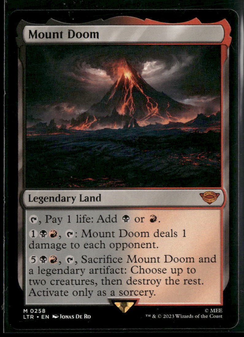 Universes Beyond: The Lord of the Rings: Tales of Middle-earth Mount Doom #258