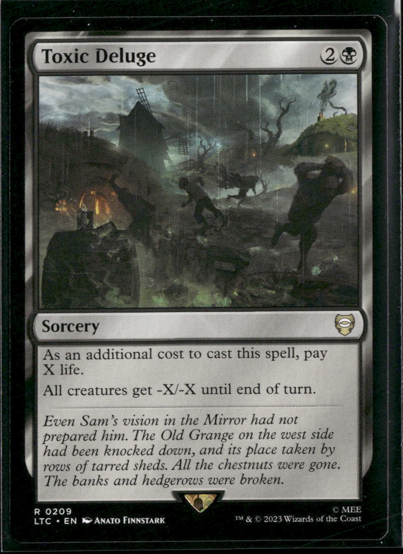 Commander: The Lord of the Rings: Tales of Middle-earth Toxic Deluge #209