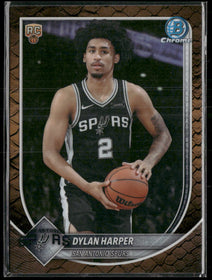 2025-26 Bowman Chrome Reptilian Refractors Dylan Harper #BCV-2