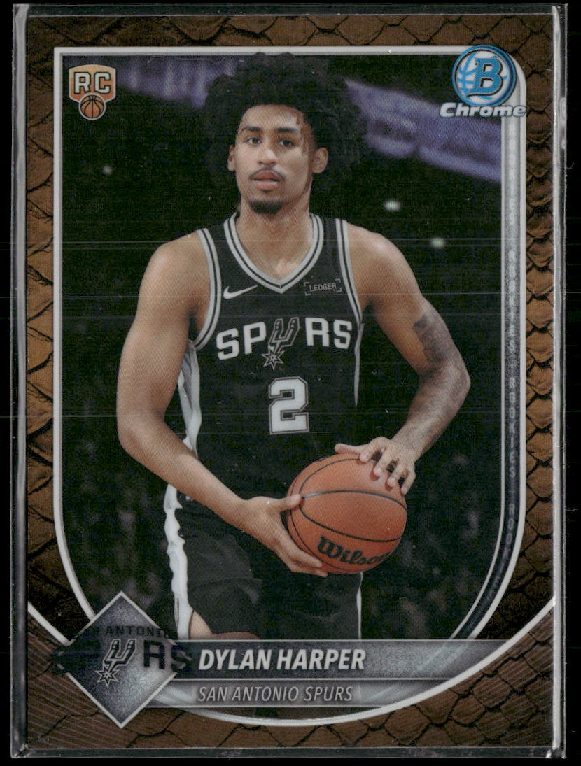 2025-26 Bowman Chrome Reptilian Refractors Dylan Harper #BCV-2