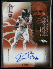2025 Topps Signature Class Orange Pat Bryant Rookie #/50 #160