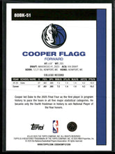 2025-26 Topps 1980-81 Topps Basketball Cooper Flagg #80BK-51