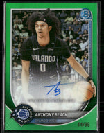 2025-26 Bowman Chrome Autographs Green Refractor Anthony Black #/99 #BCA-AR