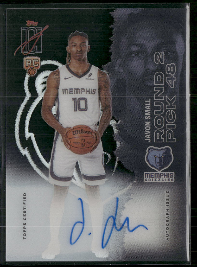 2025-26 Topps Rookie Class Crystal Clear Autographs Javon Small #CCA-JS