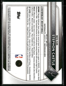 2025-26 Bowman Chrome Fuchsia Mojo Refractors Stephon Castle #/299 #BCV-145