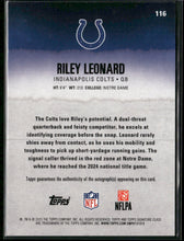 2025 Topps Signature Class Riley Leonard Rookie #116