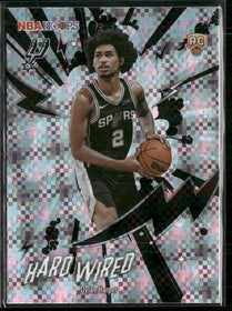 2026 Topps NBA Hoops Hard Wired Light Burst Dylan Harper #HW-22
