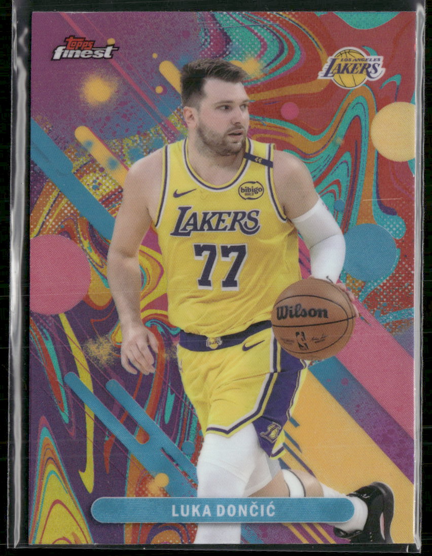 2025-26 Finest Oil Spill Luka Doncic #81