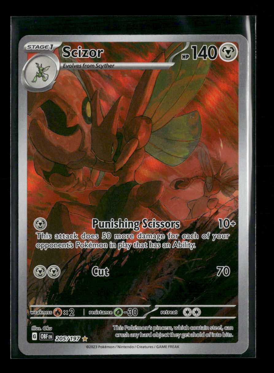 SV03: Obsidian Flames Scizor #205/197