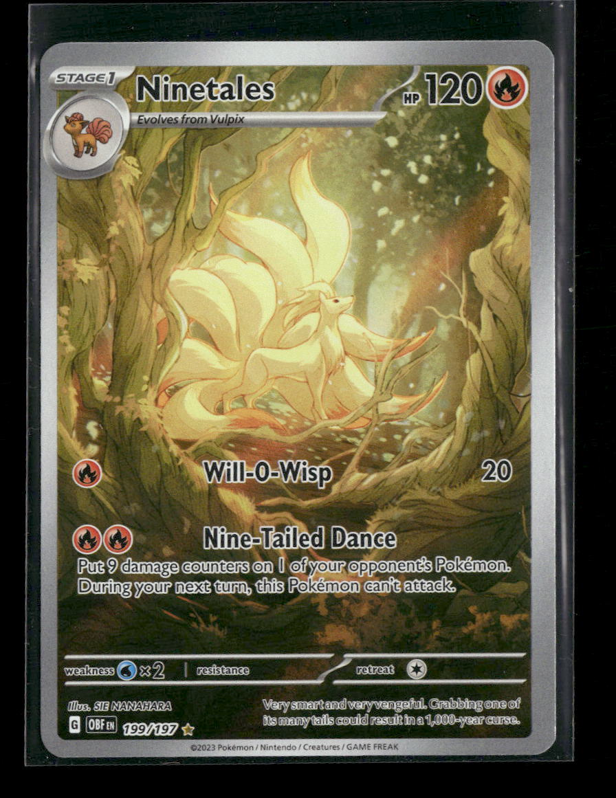 SV03: Obsidian Flames Ninetales -199/197 #199/197