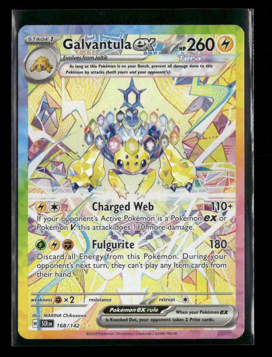 SV07: Stellar Crown Galvantula ex #168/142