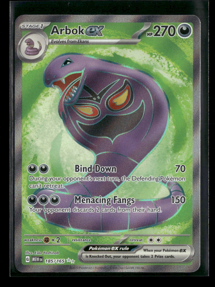 SV: Scarlet & Violet 151 Arbok ex #185/165