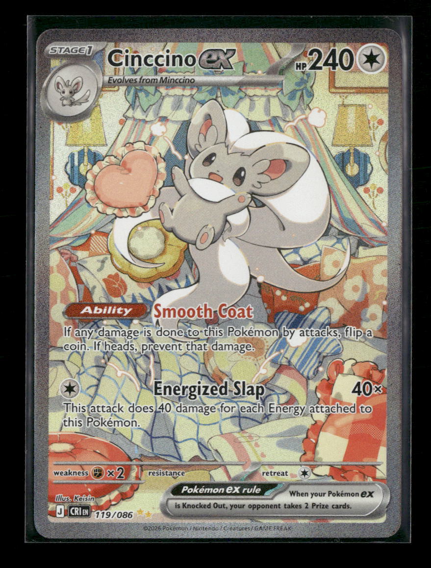 ME04: Chaos Rising Cinccino ex #119/086