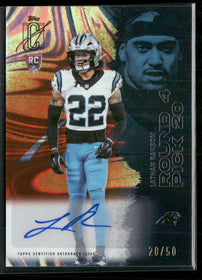 2025 Topps Signature Class Auto Orange Lava Lathan Ransom Rookie #/50 #238