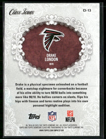 2025 Topps Signature Class Icons Coral Drake London #/299 #CI-13