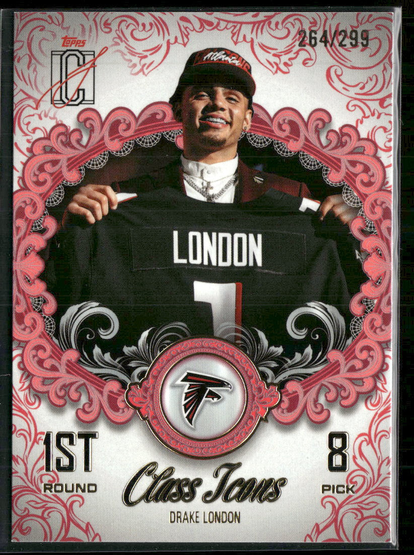2025 Topps Signature Class Icons Coral Drake London #/299 #CI-13