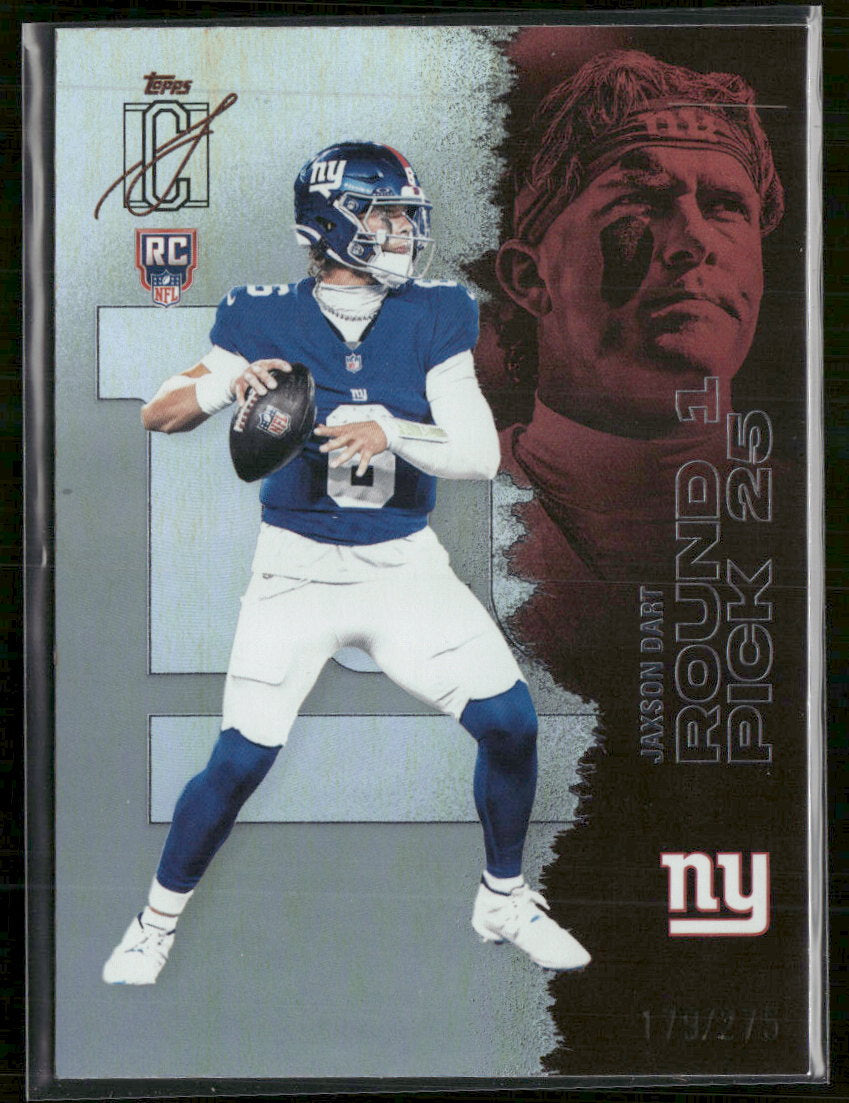 2025 Topps Signature Class Silver Jaxson Dart Rookie #/275 #106