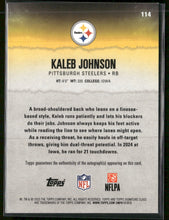 2025 Topps Signature Class Autographs Kaleb Johnson Rookie Auto #114