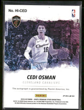 2019-20 Hoops Premium Stock Hoops Ink Cedi Osman Auto #HI-CED