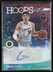 2019-20 Hoops Premium Stock Hoops Ink Cedi Osman Auto #HI-CED