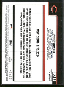 2025 Topps Update Gold Diamante Foil Rhett Lowder #/50 #US318