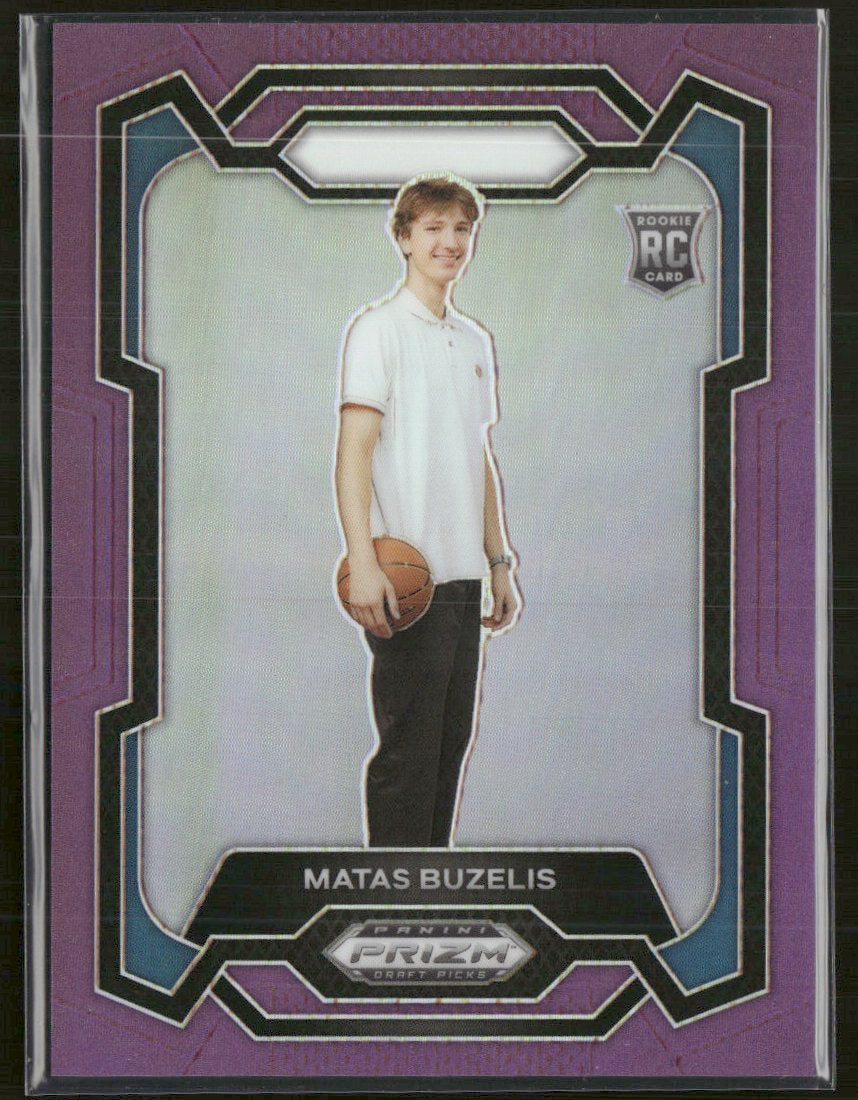 2024 Panini Prizm Draft Picks Prizms Purple Matas Buzelis #/75 #67