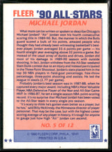 1990-91 Fleer All-Stars Michael Jordan #5