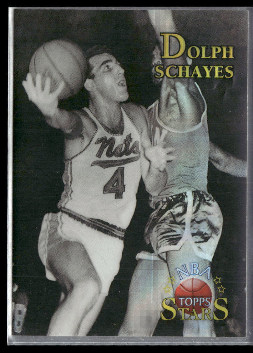 1996-97 Topps Stars Finest Atomic Refractors Dolph Schayes #141