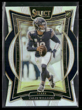2024 Panini Select Silver Prizm Die Cut Caleb Williams Rookie #25