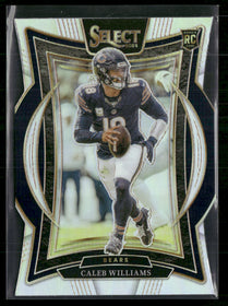 2024 Panini Select Silver Prizm Die Cut Caleb Williams Rookie #25