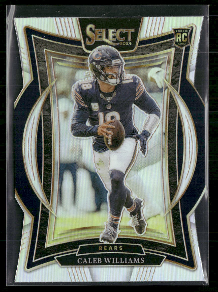 2024 Panini Select Silver Prizm Die Cut Caleb Williams Rookie #25