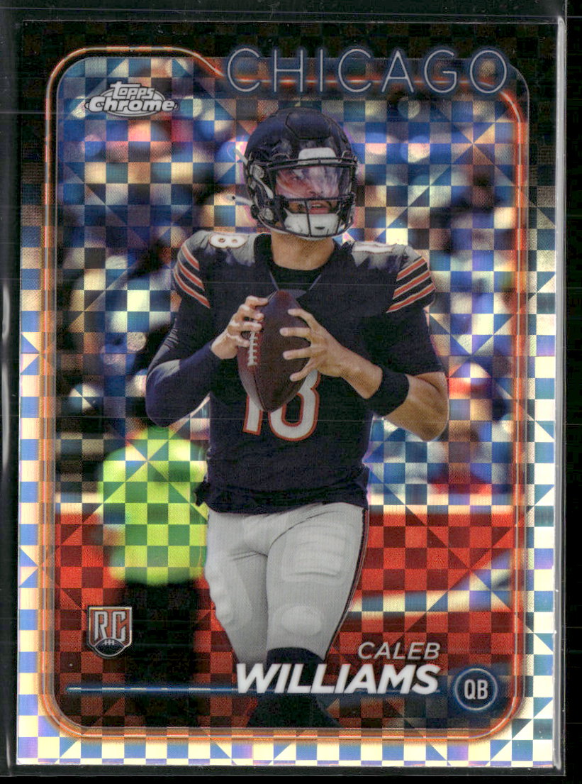 2024 Topps Chrome X-Fractor Caleb Williams Rookie #202