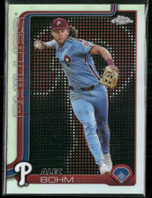 2025 Topps Chrome Lightboard Logo Refractor Alec Bohm #57